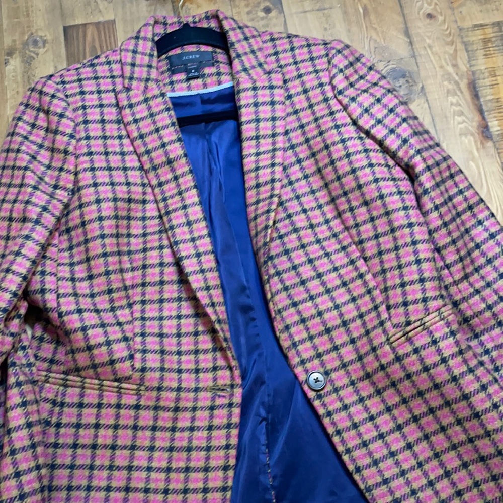JCrew Wool Plaid Blazer